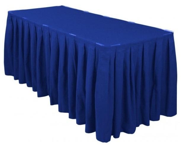 Скатерть на стол (синяя)